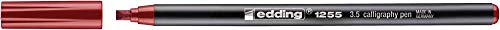Edding 4-125535-046 1255 Calligraphy Pen - Crimson Lake - 1 Pen - Calligraphy Nib 3.5 Mm - Fibre Pen For Paper, Wood thumb #1