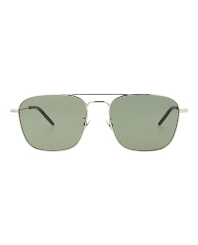 Saint Laurent Aviator-Frame Metal Sunglasses