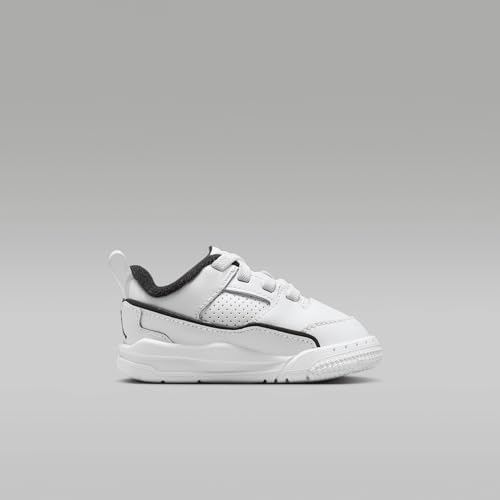 Jordan Flight Court Baby/Toddler Shoes (HF3331-100, White/Sail/Black)3