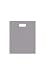 Medium Low Density Gray Merchandise Bags - 12â€W x 15â€H - Case of 1000