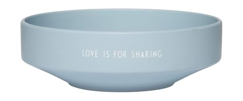 Design Letters Ciotole in porcellana | Ciotola per snack in ceramica | Ciotola profonda | Ciotola da frutta, portata, Lavabile in lavastoviglie | Scodelle Rotonde per Insalata, Cereali, Zuppa, Desser