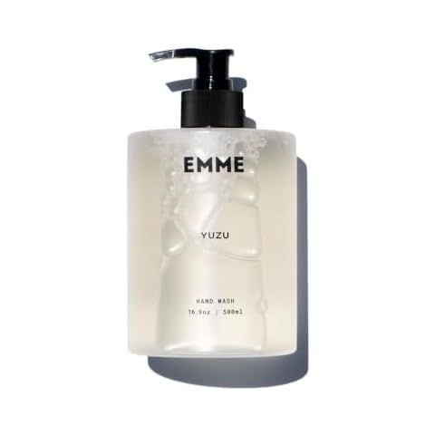 EMME nyc Hand Wash - Scented Liquid Hand Soap, Gentle Formula, Natural, Non-Toxic, Refillable Bottle 16.9 oz (Yuzu) Cover