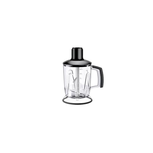 Braun MQS601BK MultiQuick Jug Liquidificador e triturador de gelo acessório de liquidificador manual, 5 xícaras