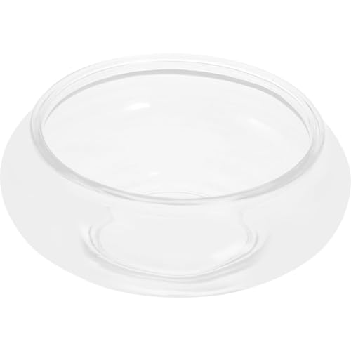 Angoily Jarrón de Cristal de, Cuenco para Burbujas, Redondo, terrario, pecera, Cuenca de Lirios de Agua, Amplia Apertura, jarrón para Plantas de Agua, Maceta hidropónica