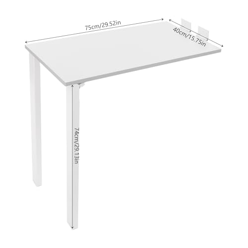 Table pliante murale de cuisine compacte et rabattable - 4