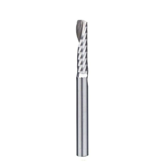 10 sztuk frezów trzpieniowych z węglika spiekanego, 6 mm, jednoostrzowych, 22/25/28/32/42/52/62, jeden spiralny frez CNC(6x62x100mm)