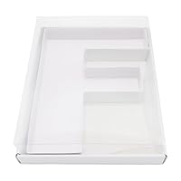 Scatola Regalo Riempibile A Forma Di Lettera – 30,5 Cm, In Cartone Con Coperchio Trasparente – Perfetta Per Dolci, Fiori E Pascoli (Lettera N) - 4