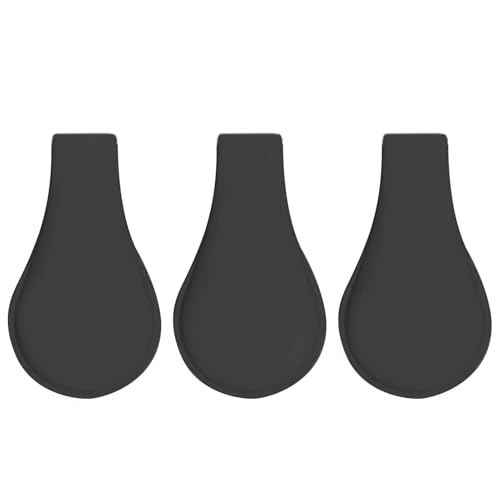 Pince Magnétique,3 Pièces Fixateur de Rideau de Douche en Silicone | Attache Liners Anti-Vent pour Salle de Bain, Buanderie, Maison, Camping-Car, Mur et...