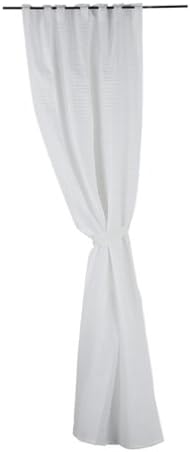 Umbra 234660-660 Wicket Semi-Sheer 39 by 86-Inch Tab Top Panel with Woven Detail