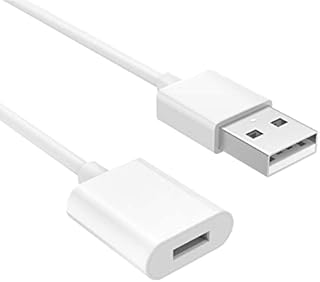 MoKo 2 Pack Charging Adapter Cable Compatible with Apple Pencil 1st, Connector Charger Compatible with iPad Pro 12.9 10.5 9.7 / iPad Air 3 / iPad Mini 5 2019 Pen Accessories, White