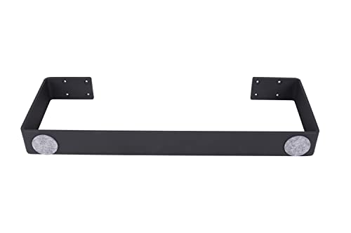 Eclv 2Pcs X 8'' Coffee Table Legs,U Shaped Heavy Duty Solid Steel Table Legs,Cabinet Legs,Sofa Legs,Black (8'') #TOP4