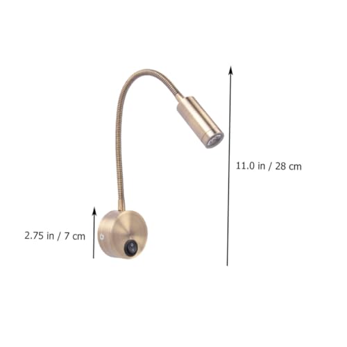 Foco de lectura LED para evitar fatiga ocular en dormitorios con interruptor integrado 5