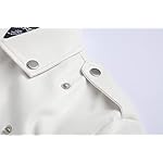 Maiyifu-GJ Men's Vintage Faux Leather Jacket Zip Up Long Sleeve Motorcycle Coat PU Lapel Lightweight Slim Fit Jackets