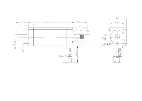 Moteur pas à pas Nema 8 pour motorisation de mini imprimante 3D - 5