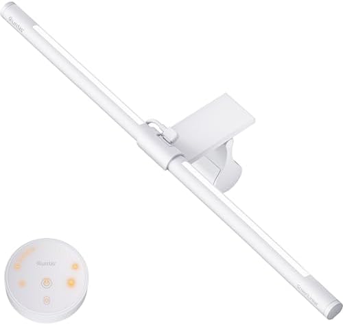 Quntis Monitor Light Bar with Remote, Eye-Care No Glare, Space Sa...