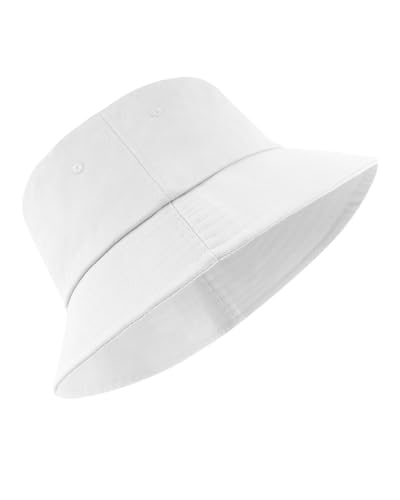 Image of XXL Oversize Bucket Hat Reversible, XL L M S Fisherman Sun Cap With Chin Strap, Travel Beach Outdoor Hat For Men Women