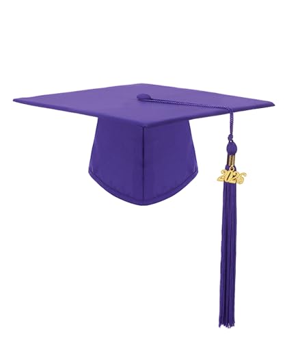 Image of GradClassical Matte Graduation Cap and Gown 2026 Set for High School and College Bachelor