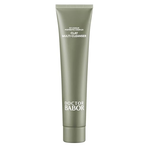 DOCTOR BABOR Microbiomic Clay Multi Cleanser (70 ml) veganer Gesichtsreiniger mit weißer Tonerde Reinigung & Gesichtsmaske für einen ausgeglichenen strahlenden Teint