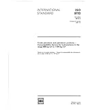 ISO 9770:1989, Crude petroleum and petroleum products -- Compressibility factors for hydrocarbons in the range 638 kg/m3 to 1 074 kg/m3
