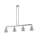 Innovations Lighting 214-SN-M9-SN-LED Addison Island Light Brushed Satin Nickel