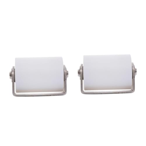 OUNONA 2 Pcs Positioning Pulley Rolling Door Guide Wheel Reinforced Screw of Applications Silent Operation