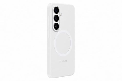 Image of Samsung Galaxy S26 Silicone Magnet Phone Case, Soft-Touch, Durable Grip, Great Feel, White