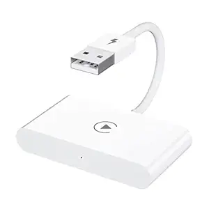 Fidaaloo CarPlay Wireless Adapter - Wireless CarPlay Dongle - It Converts Wired to Wireless - Plug & Play CarPlay Adapter for iOS Cars - Fast and Easy Use