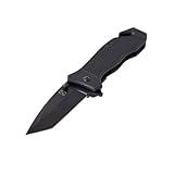 Invictus Canivete Phantom Black - Aço Inoxidável, 8 cm, Ponta Tanto, Tático, Luta
