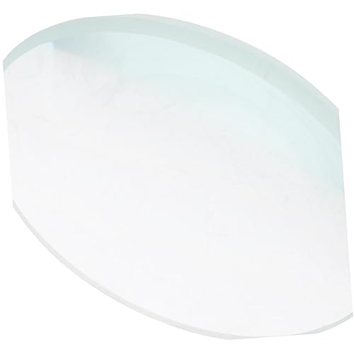 ERINGOGO Double Convex Glass Lens Diameter Focal Polished Glass Optics for Physics Labs Demonstrate Optical Principles Effects Classrooms