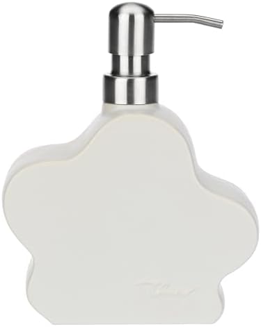 THUN Dosa Sapone Fiore Stoneware - Accessori Bagno - 15x5,5x23 cm