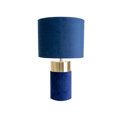 Näve Leuchten - Tischleuchte Bordo - Max. 40W - Blau, 32cm