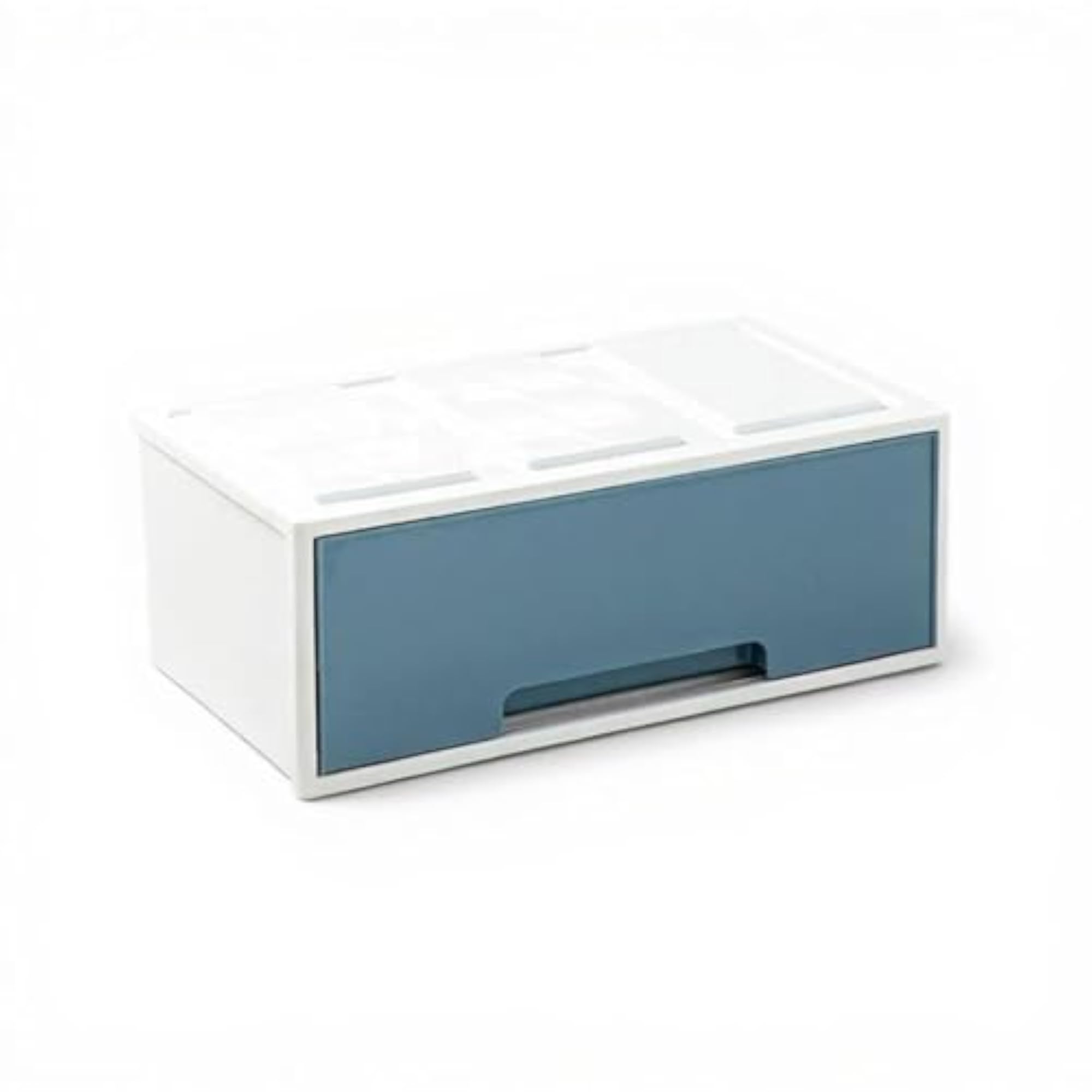 Single Drawer Makeup Organizer, Blue