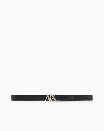 Image of Armani Exchange Men's Gold Buckle Reversible Hinge Belt