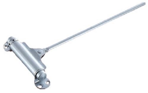 Ferme-porte mécanique à tige Tirex modèle n°54 galet simple pour porte 80kg finition argent - GROOM - 154101U