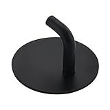 Hanger Hook Self-Adhesive Storage Hanger Towel Key Umbrella for Kitchen Bathroom Rustproof Bathroom Accessories(Black)