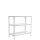 Simon Rack Schwerlastregal, 900x1000x300 mm, Bis 180 kg Belastbar, 3 Verstellbare Ablagen, Kellerregal, Lagerregal, Weiss - Simonclick