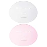 LEORX 2Pcs Face Mask Maker Plate Silicone Reusable Facemask Seaweed Mud Mask Making Mold Facial Care