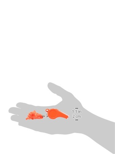Silbatos Seachoice 46010 Plástico Naranja Pack 100 miniatura 3