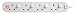 Masterplug Four Socket Power Surge Protected Extension Lead with Individual Switches, 2 Metres, 36 x 5.5 x 3 cm, White Masterplug Four Socket Power Surge Protected Extension Lead with Individual Switches, 2 Metres, 36 x 5.5 x 3 cm, White