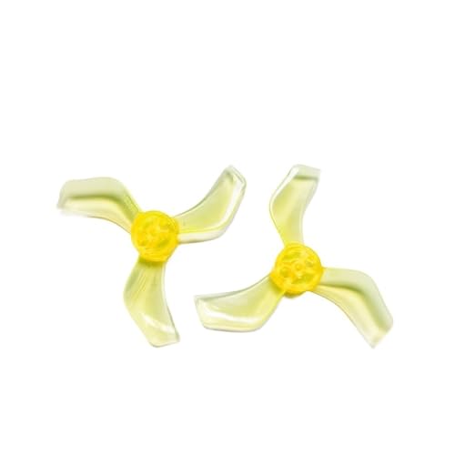 Hélices 2015 à 2 pales renforcées pour moteurs 1105 drone FPV quadcopter jaune