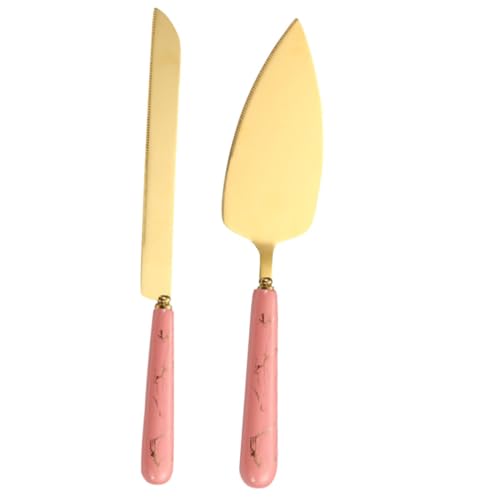 Alipis 1Set Elegant Cake Server with Handle Decorative Cake Cutter Spatula for Weddings Parties and Birthdays Kitchen Utensils for Cake Cooking
