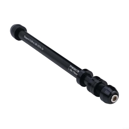 Brocheta de eje pasante para entrenadores de bicicleta estacionarios compatible con ejes de 12 mm de diámetro y anchos de cubo entre 142 mm y 148 mm con P1.0 P1.5 P1.75 (P1.75)