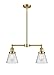 INNOVATIONS LIGHTING 209-SG-G64 Small Cone 2 Light Chandelier
