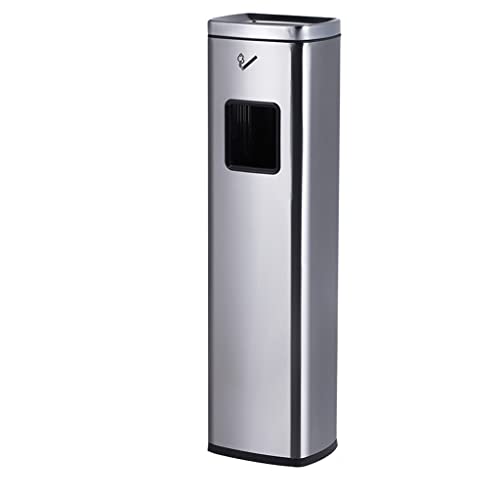 Outdoor DustbinsKitchen Trashcan Trash Can Commercial Garbage Bin Steel Trash Bin with Garbage Bin Waste Container for Home Dumpster,A (A)