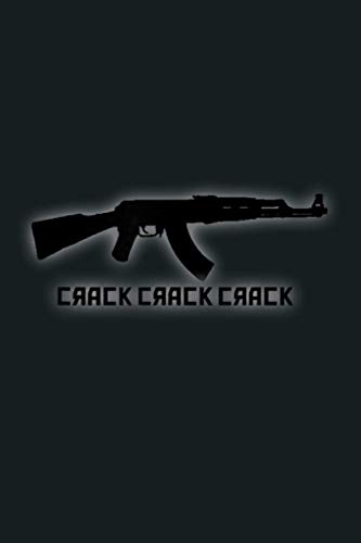 RUSSIAN MACHINE GUN ASSAULT RIFLE CRACK AK: Notebook Planner - 6x9 inch...