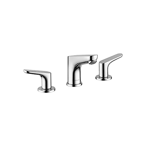 40% Off Discount hansgrohe Focus Modern Widespread Easy Clean 2-Handle 3 5-inch Tall Bathroom Sink Faucet in Chrome, 04369000 Super Sale 🛒 hansgrohe Focus Modern Widespread Easy Clean 2-Handle 3 5-inch Tall Bathroom Sink Faucet in Chrome, 04369000