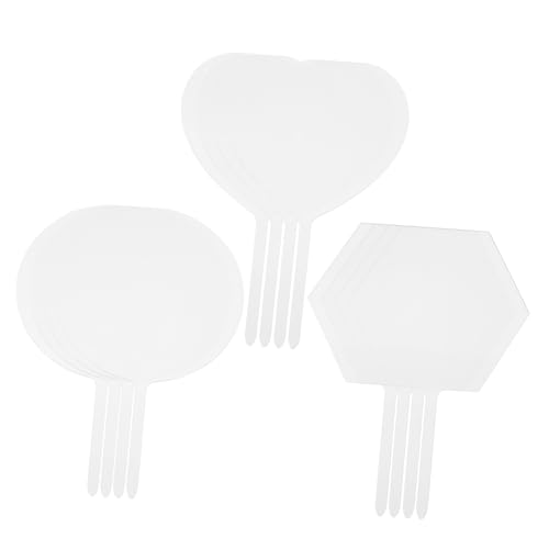 Cabilock 60 Peças inserção bolo transparente decoração aniversário decoração aniversário escolhas cu