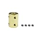 CHANCS Motor Shaft Rigid Sleeve Coupling 7mm to 5mm Bore Rigid Coupling Set Screw Motor Accessories for DIY Parts 2PCS