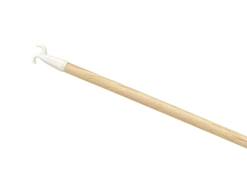 Roto Original Treppe Zugstab komplett 1000 mm lang Ziehstab in Material Holz Bedienstab für Bodentreppe Quadro 3 bis zu einer Raumhöhe von 310 cm