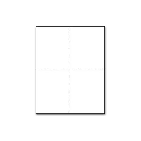 EGP IRS Approved Blank W-2 4 Up Tax Form with Back Instructions, Quadrant Layout, for 100 Recipients Cover